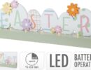 Διακοσμητικό ξύλινο "EASTER" με led 30εκ.